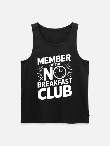 Intermittent fasting Intermittent fasting - Men's Premium Organic Tank Top - black