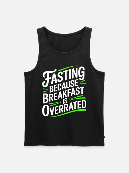 Intermittent fasting Intermittent fasting - Men's Premium Organic Tank Top - black