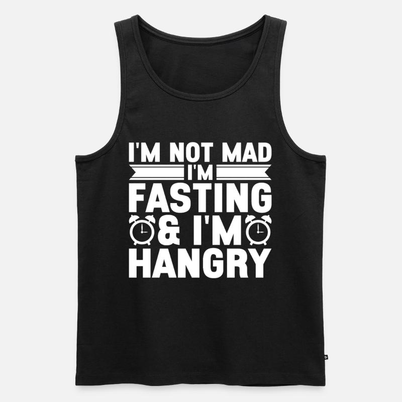 Intermittent fasting Intermittent fasting - Men's Premium Organic Tank Top - black