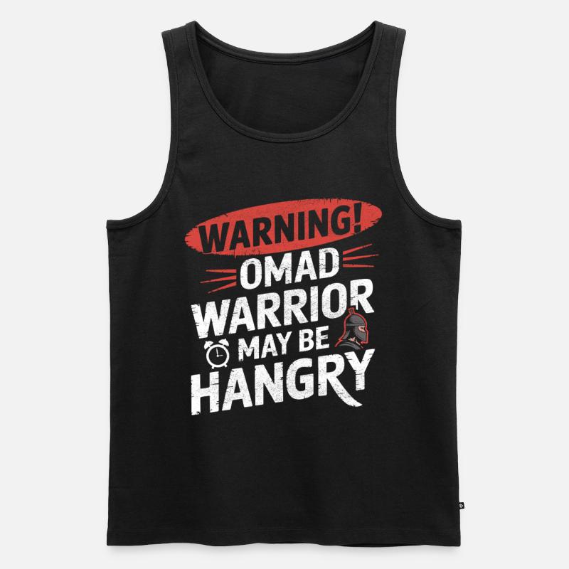 Intervallfasten Intermittierendes Fasten - Männer Premium Bio Tank Top - Schwarz