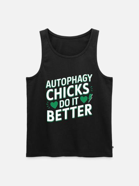 Intermittent fasting Intermittent fasting - Men's Premium Organic Tank Top - black