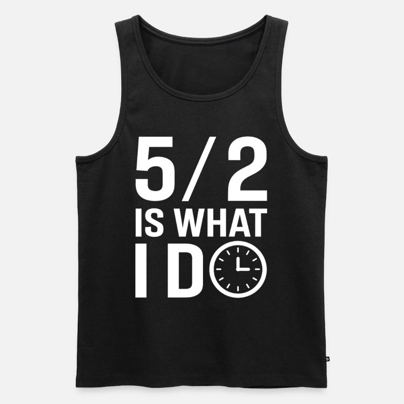 Intermittent fasting Intermittent fasting - Men's Premium Organic Tank Top - black