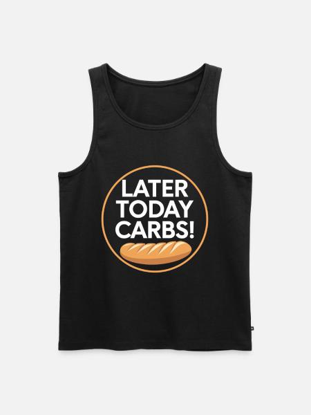 Intermittent fasting Intermittent fasting - Men's Premium Organic Tank Top - black
