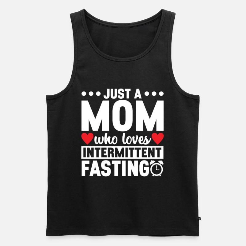 Intermittent fasting Intermittent fasting - Men's Premium Organic Tank Top - black