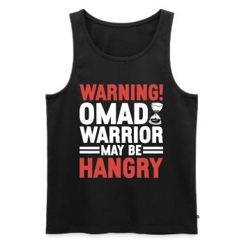 Intervallfasten Intermittierendes Fasten - Männer Premium Bio Tank Top - Schwarz - Vorne - Michal (187cm)
