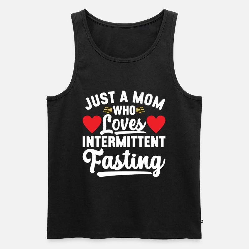 Intermittent fasting Intermittent fasting - Men's Premium Organic Tank Top - black