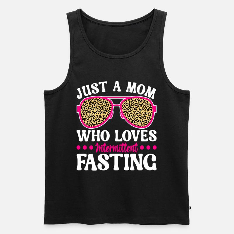 Intermittent fasting Intermittent fasting - Men's Premium Organic Tank Top - black