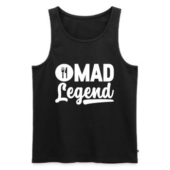 Intermittent fasting Intermittent fasting - Men's Premium Organic Tank Top - black - Front - AI Model Male 178 light (178cm)