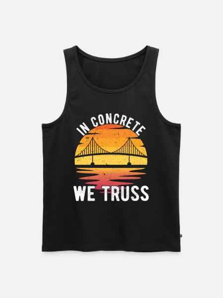 Bridge Engineer Bridge Construction - Men's Premium Organic Tank Top - black