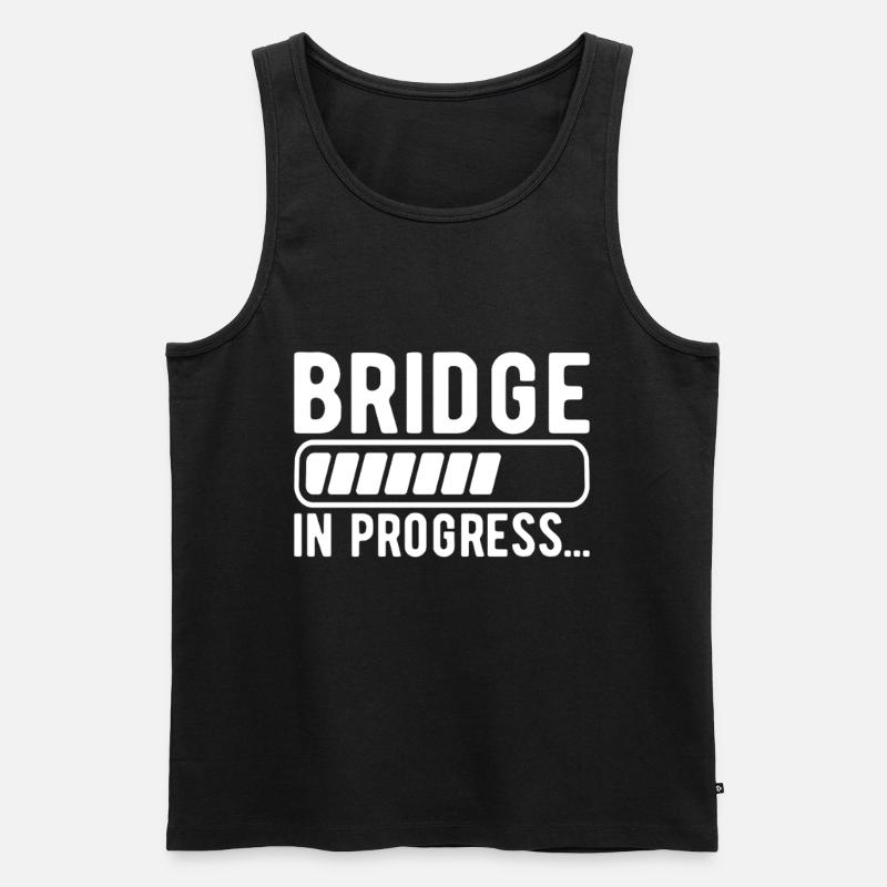 Bridge Engineer Bridge Construction - Men's Premium Organic Tank Top - black