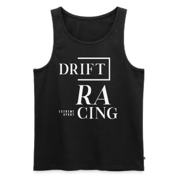 Extremsport Drift Racing - Männer Premium Bio Tank Top - Schwarz - Vorne - AI Model Male 178 light (178cm)