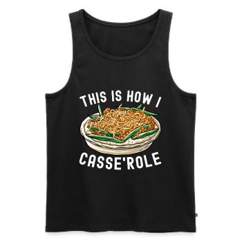 Green Bean Casserole - Men's Premium Organic Tank Top - black - Front - Michal (187cm)