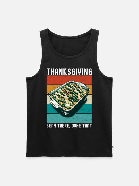 Green Bean Casserole - Men's Premium Organic Tank Top - black