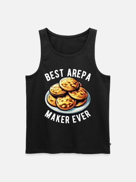 Arepas vénézuélienne - Débardeur bio Premium Homme - noir