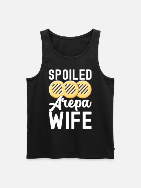 Venezuelan Arepas - Men's Premium Organic Tank Top - black