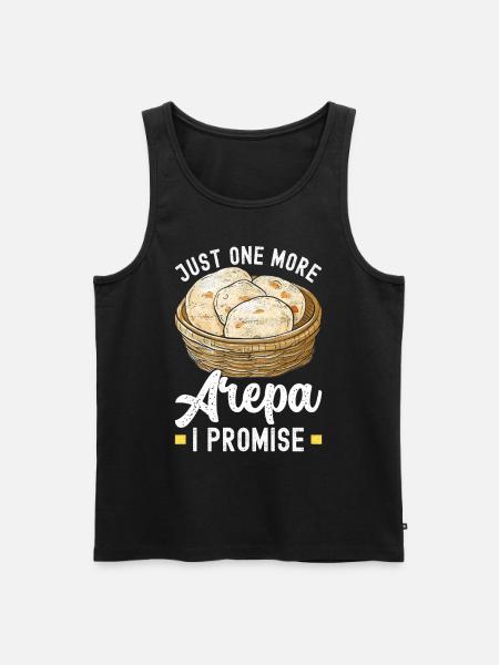Venezuelan Arepas - Men's Premium Organic Tank Top - black