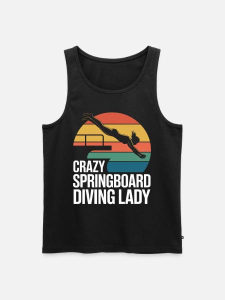Diving diving board - Men's Premium Organic Tank Top - black