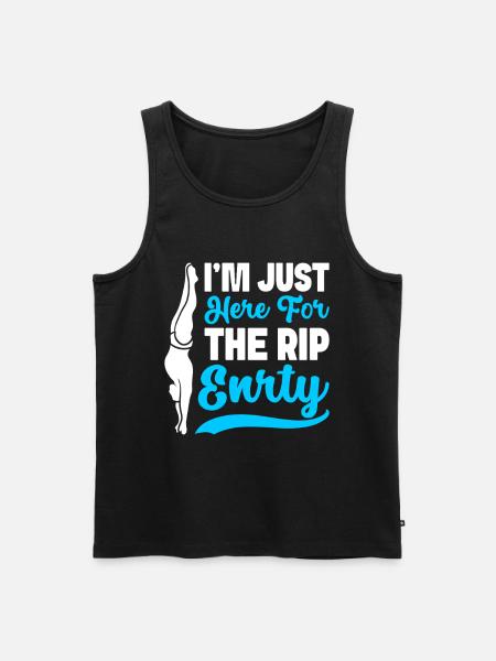 Diving diving board - Men's Premium Organic Tank Top - black