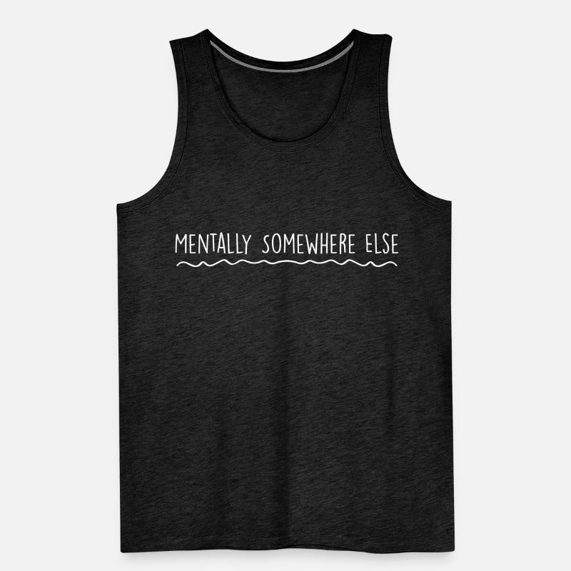 Geistig woanders Männer Premium Bio Tank Top