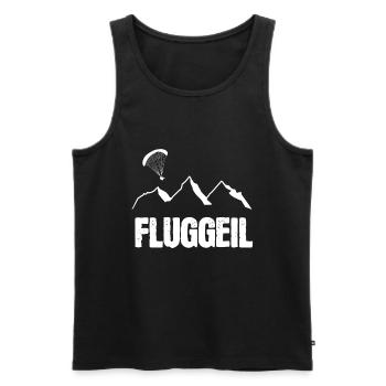 Flying - Men's Premium Organic Tank Top - black - Front - Michal (187cm)