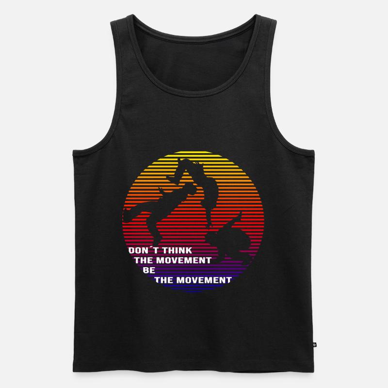 Parkour Backflip - Männer Premium Bio Tank Top - Schwarz