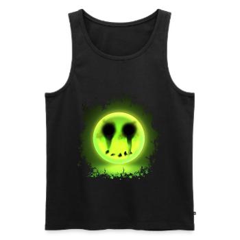 Glowmoji - Débardeur bio Premium Homme - noir - Devant - AI Model Male 178 light (178cm)