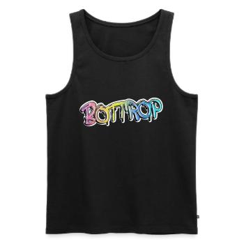 Bottrop Germany City Graffiti Spray Sprayer - Men's Premium Organic Tank Top - black - Front - AI Model Male 178 light (178cm)