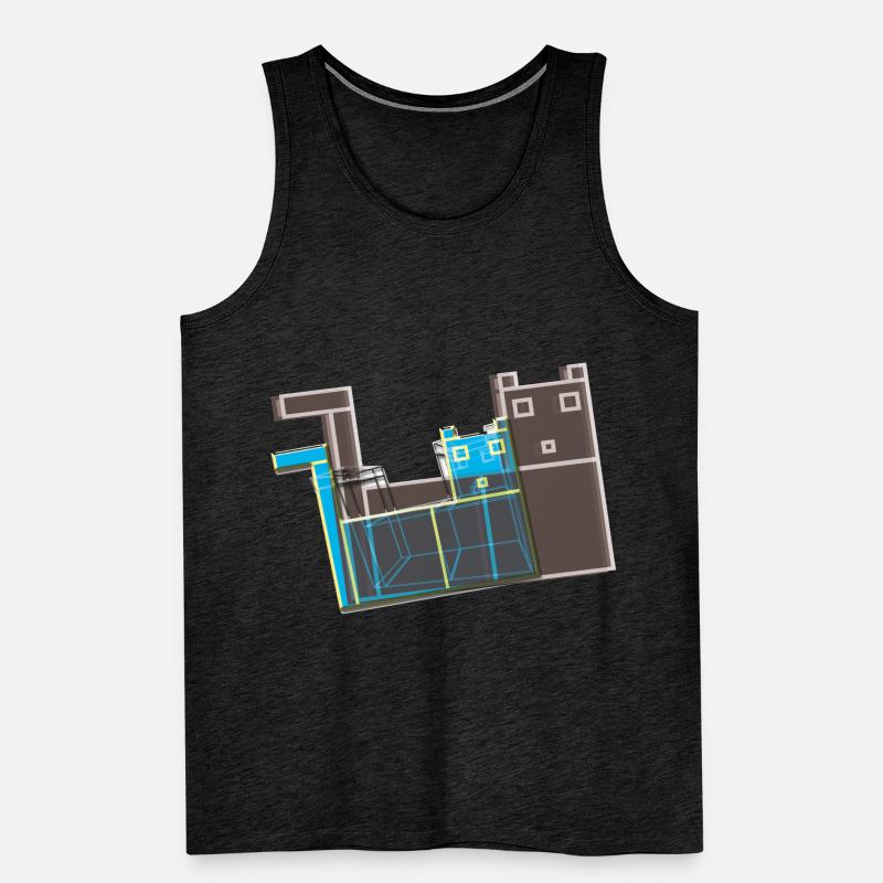 CAT FIVE Männer Premium Bio Tank Top