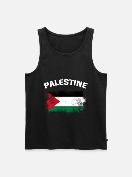 Palestine - Men's Premium Organic Tank Top - black
