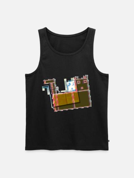 CAT ELEVEN - Men's Premium Organic Tank Top - black