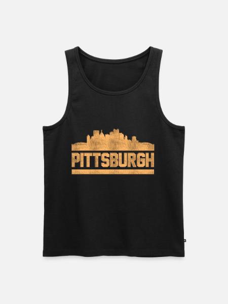 Pittsburgh - Débardeur bio Premium Homme - noir