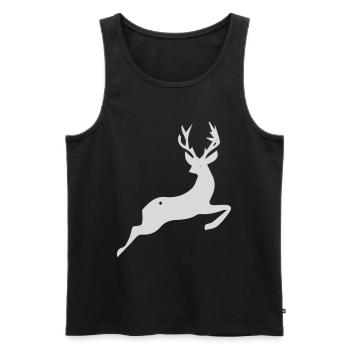 Noël - Débardeur bio Premium Homme - noir - Devant - Michal (187cm)