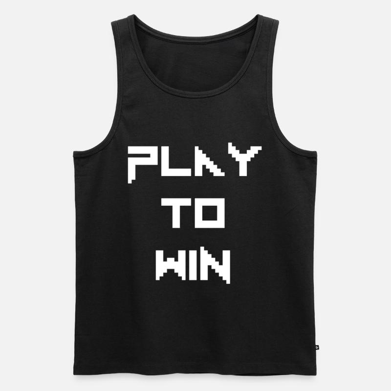 Gamer - Men's Premium Organic Tank Top - black