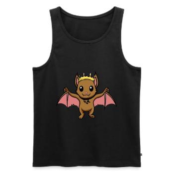 Reine de la chauve-souris de nuit Baby Fantasy Comic - Débardeur bio Premium Homme - noir - Devant - AI Model Male 178 light (178cm)