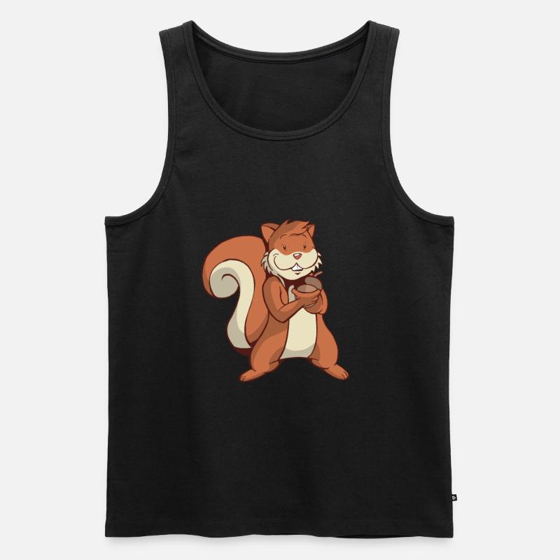 Eichhörnchen - Männer Premium Bio Tank Top - undefined