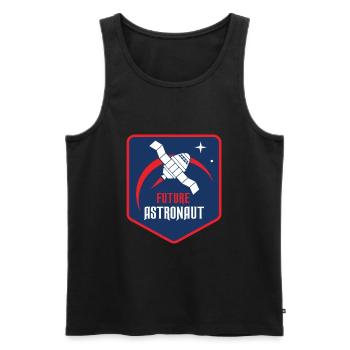 Lustiges zukünftiges Astronautengeschenk - Männer Premium Bio Tank Top - Schwarz - Vorne - AI Model Male 178 light (178cm)