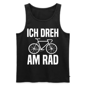 Fahrrad Radsport Radrennen Fahrradtour Rennrad - Männer Premium Bio Tank Top - Schwarz - Vorne - AI Model Male 178 light (178cm)