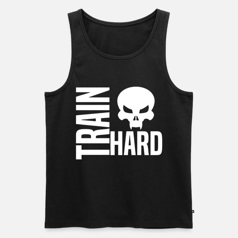 Training - Männer Premium Bio Tank Top - Schwarz