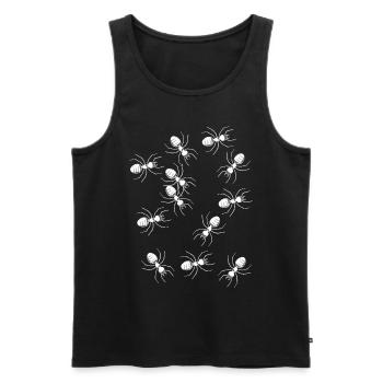 Ants Ant Insect Insects Pests Phobia - Men's Premium Organic Tank Top - black - Front - AI Model Male 178 light (178cm)