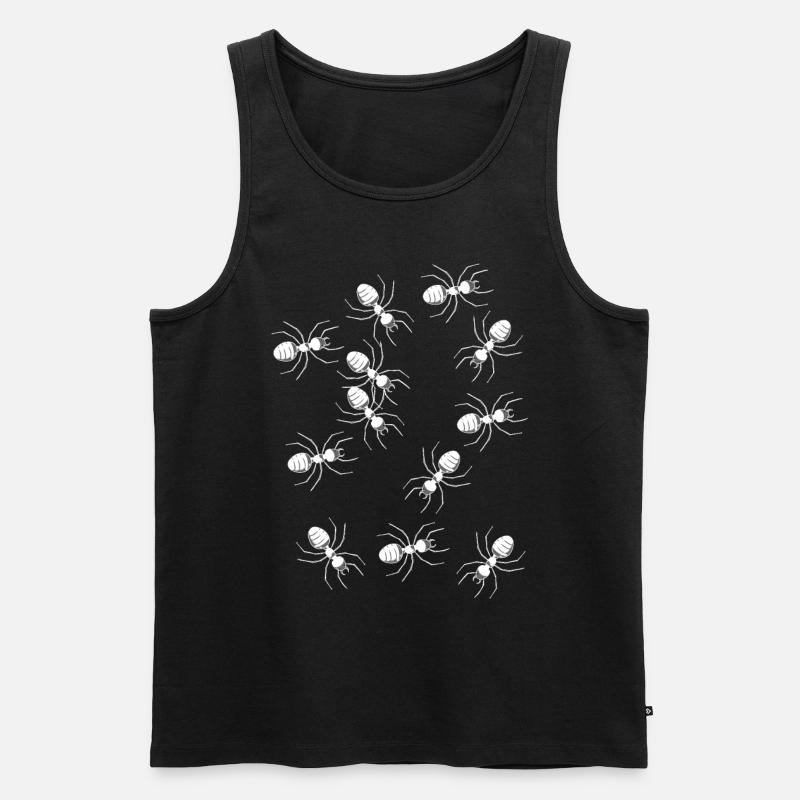 fourmis insecte parasite phobie - Débardeur bio Premium Homme - noir