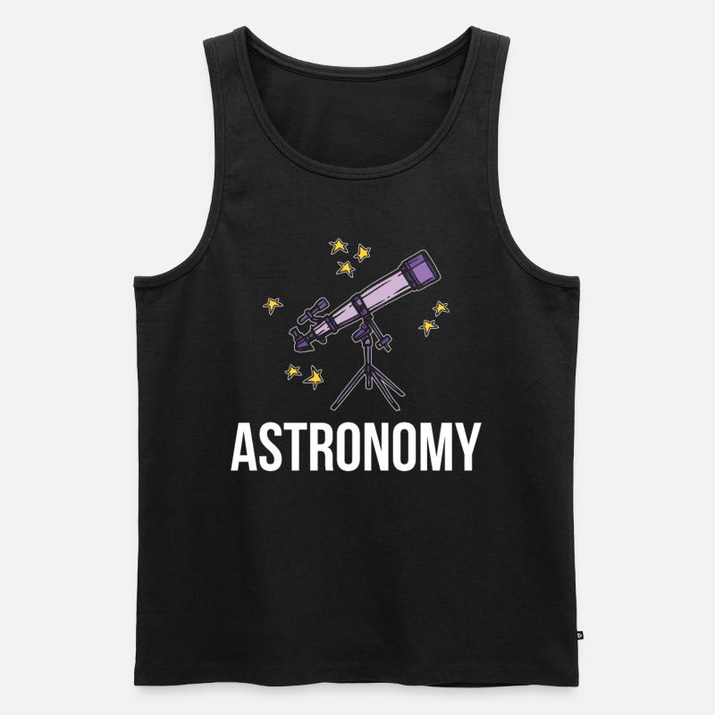 Astronomie - Männer Premium Bio Tank Top - Schwarz