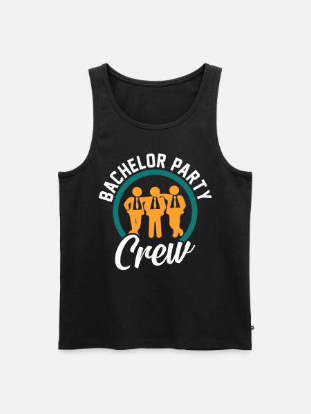 Bachelor Party Brudgom Marry Celebrate - Herre Premium økologisk tanktop - sort