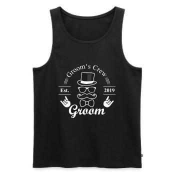 JGA Bachelor Party - Débardeur bio Premium Homme - noir - Devant - Michal (187cm)
