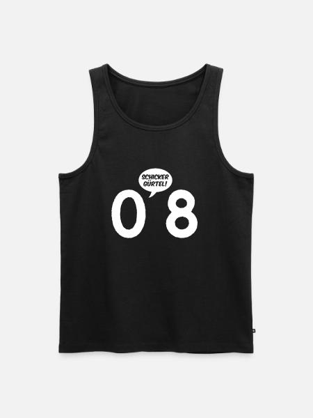 Nice belt - Men's Premium Organic Tank Top - black
