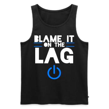 Gaming - Men's Premium Organic Tank Top - black - Front - Michal (187cm)
