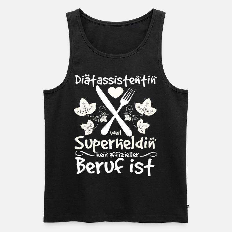 Diätassistentin - Männer Premium Bio Tank Top - Schwarz