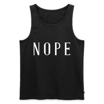 Non - Débardeur bio Premium Homme - noir - Devant - Michal (187cm)