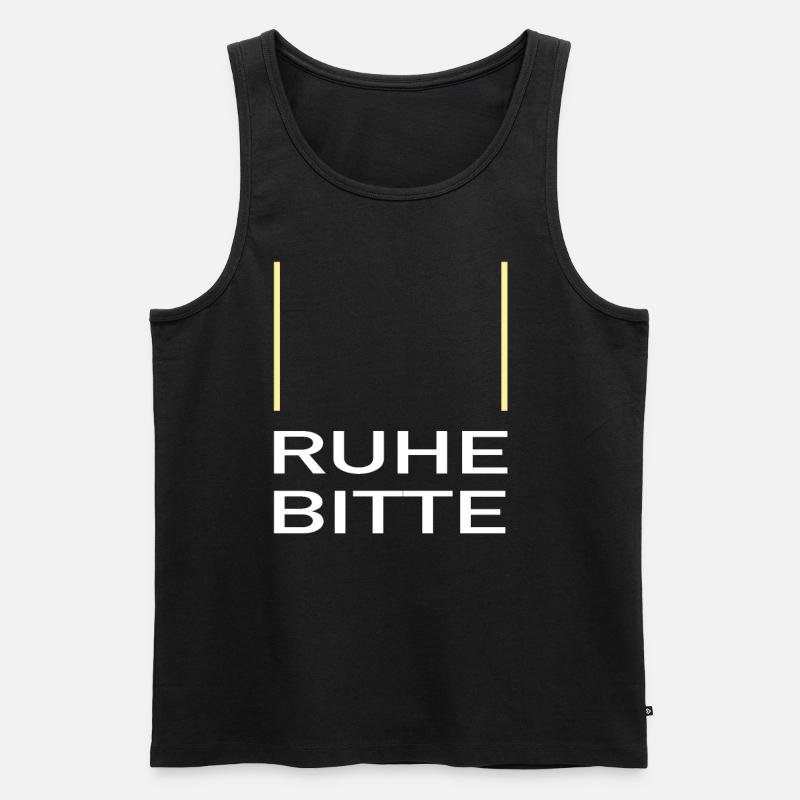 Synchron sprechen Synchronsprecher Synchronarbeit - Männer Premium Bio Tank Top - Schwarz