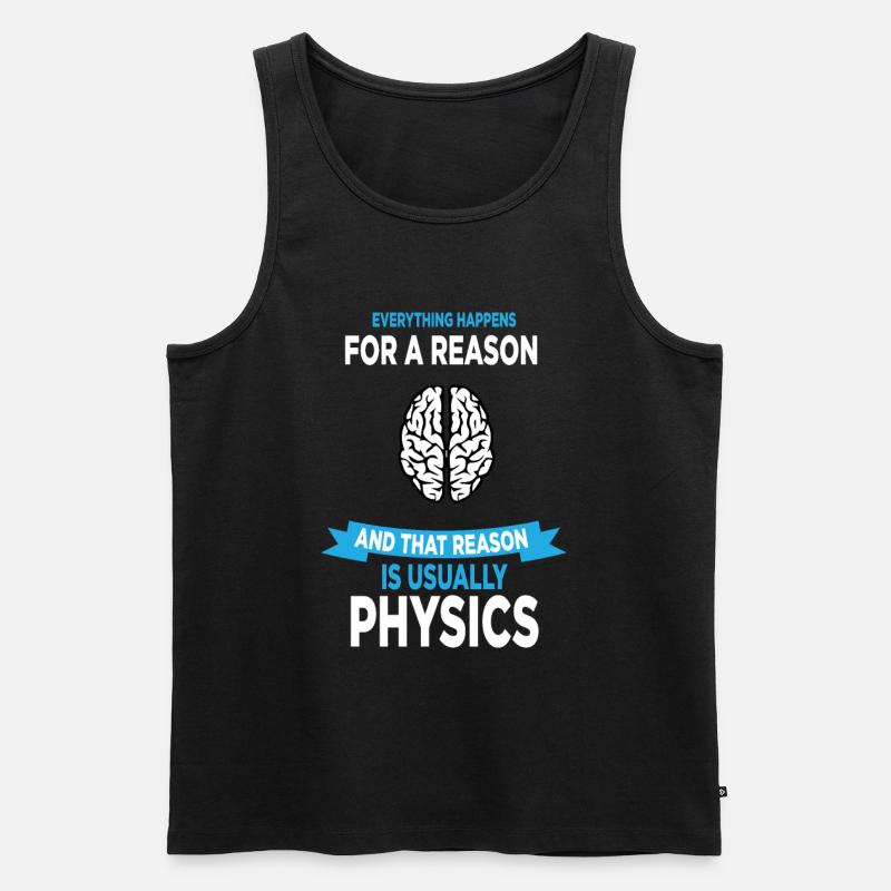 Science physique Science Science cadeau - Débardeur bio Premium Homme - noir
