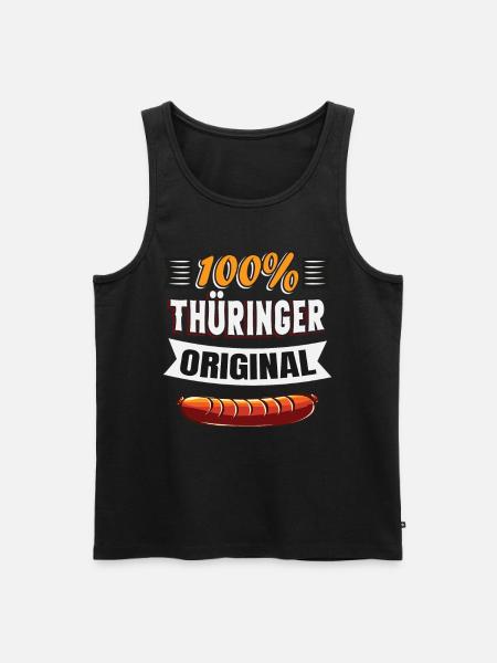 Thueringer Original - Männer Premium Bio Tank Top - Schwarz
